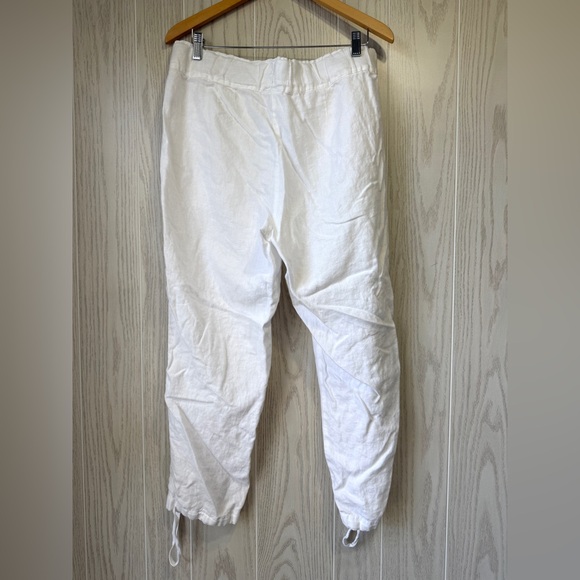 Pure Jill Linen Pull-On Pants – Set of 2 – White Size Medium Tall EUC - Picture 3 of 6